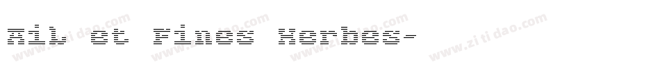 Ail et Fines Herbes字体转换